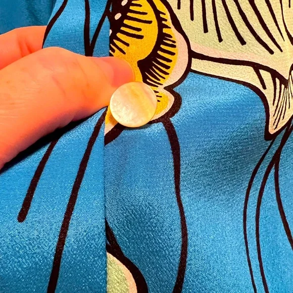 Silk Floral Dress - Picture 3 of 5